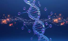 GENES image with black background 